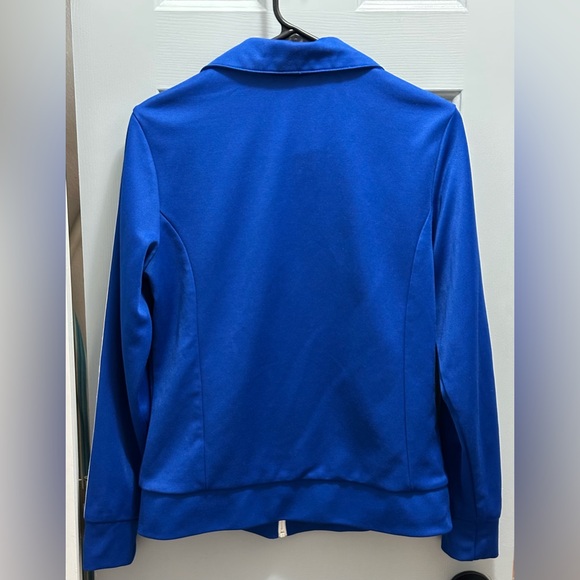 adidas Originals WMN Blue/White Track Jacket LIMITED DESIGN Butterfly Inside Med - Picture 5 of 14